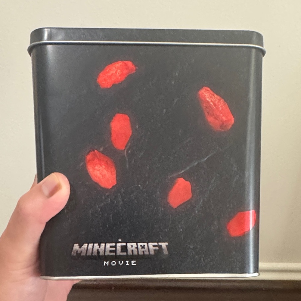 AMC collectible Minecraft-themed popcorn buckets!